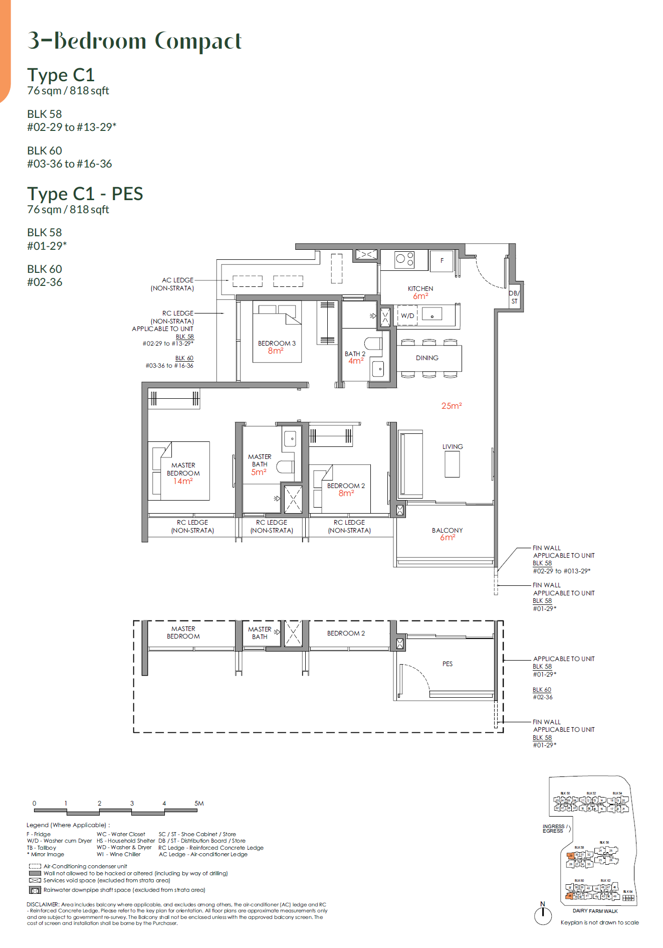 C1-PES floor plan