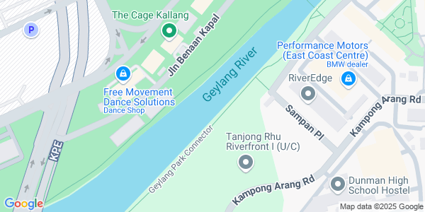 Map location of Arina East Residences 雅丽轩