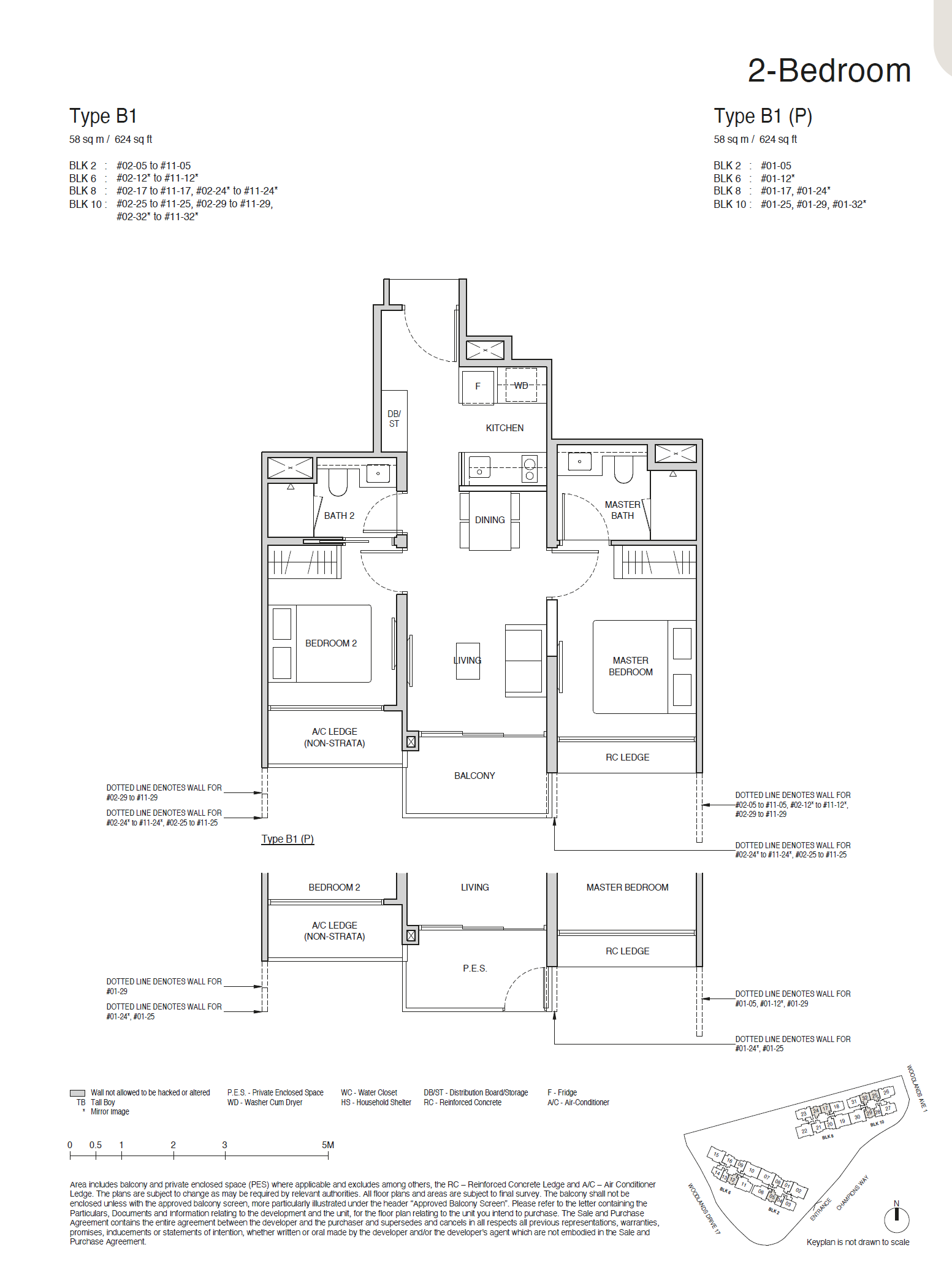 B1(P) floor plan