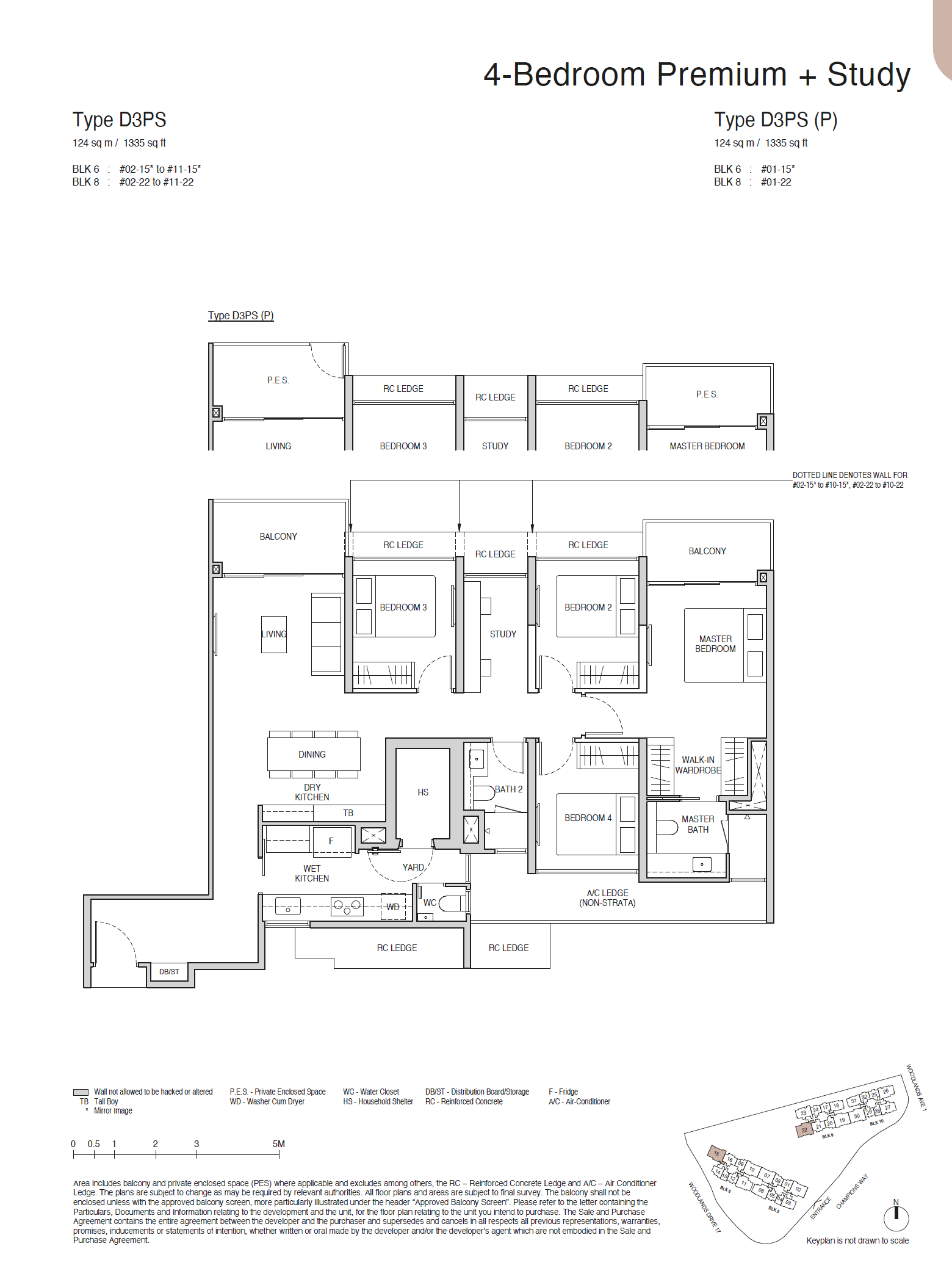 D3PS(P) floor plan
