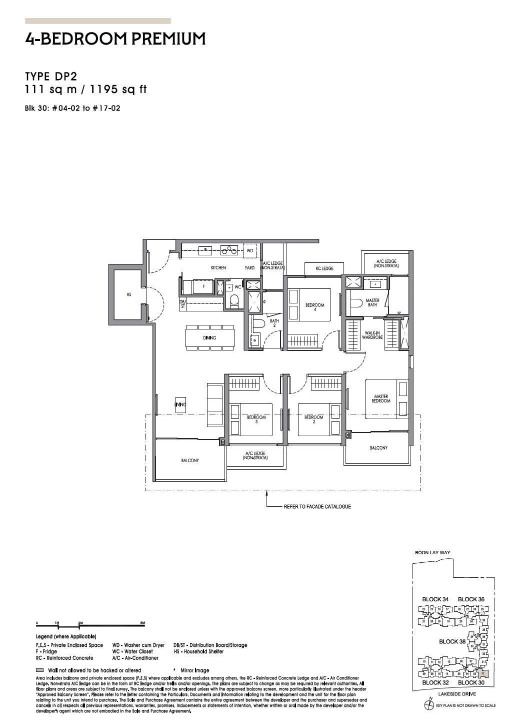 Lucerne Grand floor plan DP2 — 4BR Premium