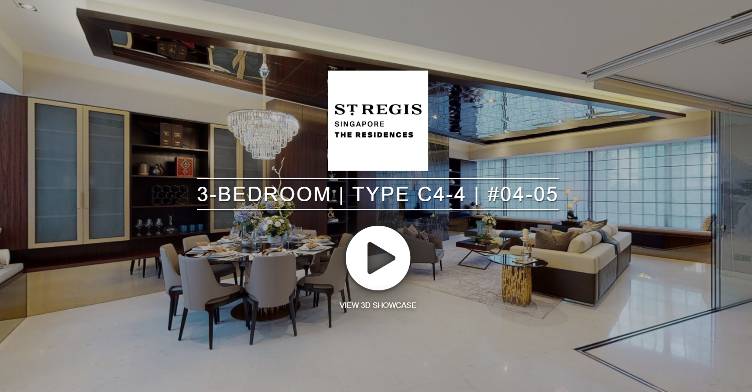 3D Virtual Tour of St. Regis Residences 3 Bedroom Type C4-4 #04-05