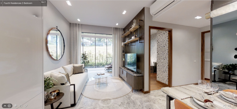 3D Virtual Tour of Fourth Avenue Residences 2 Bedroom Showflat