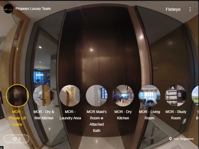 3D Virtual Tour of Marina One Residences 3 Bedroom, #17-28 1582 sqft