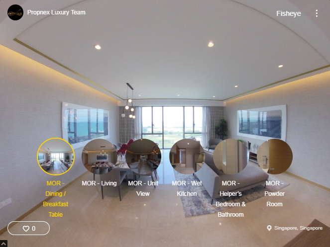 3D Virtual Tour of Marina One Residences 4 Bedroom, #22-35 2034 sqft