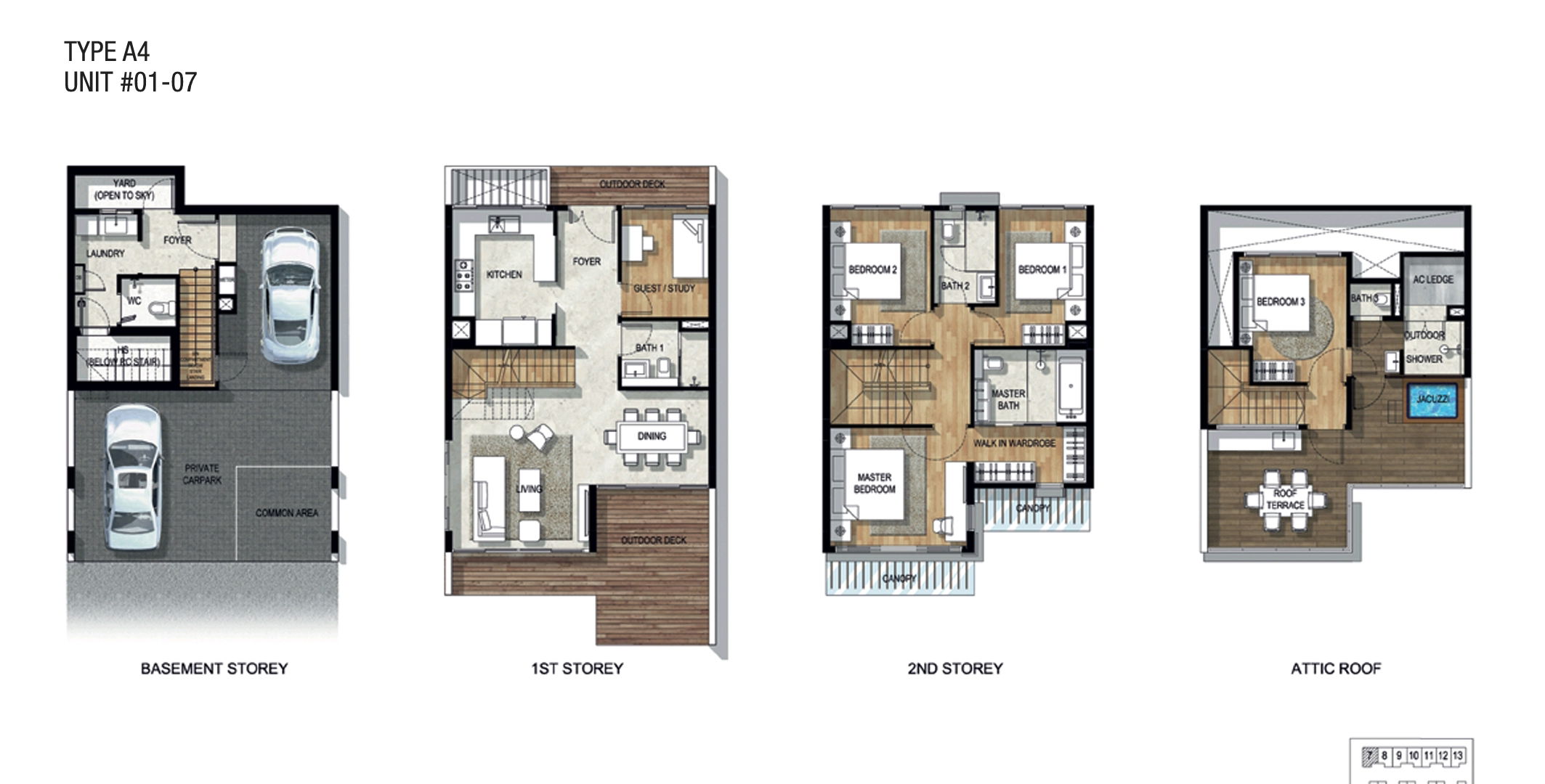 A4 floor plan