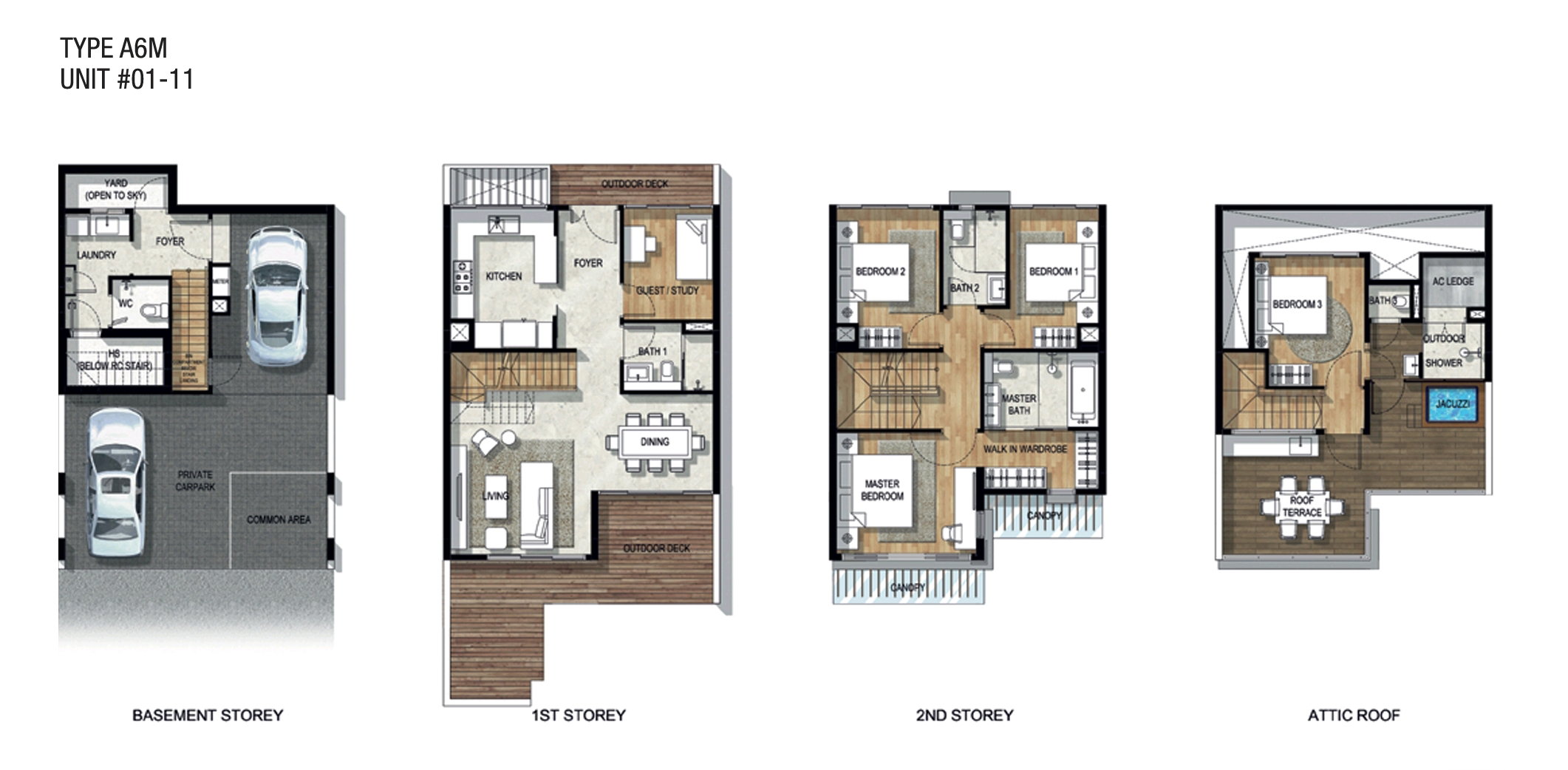 A6M floor plan
