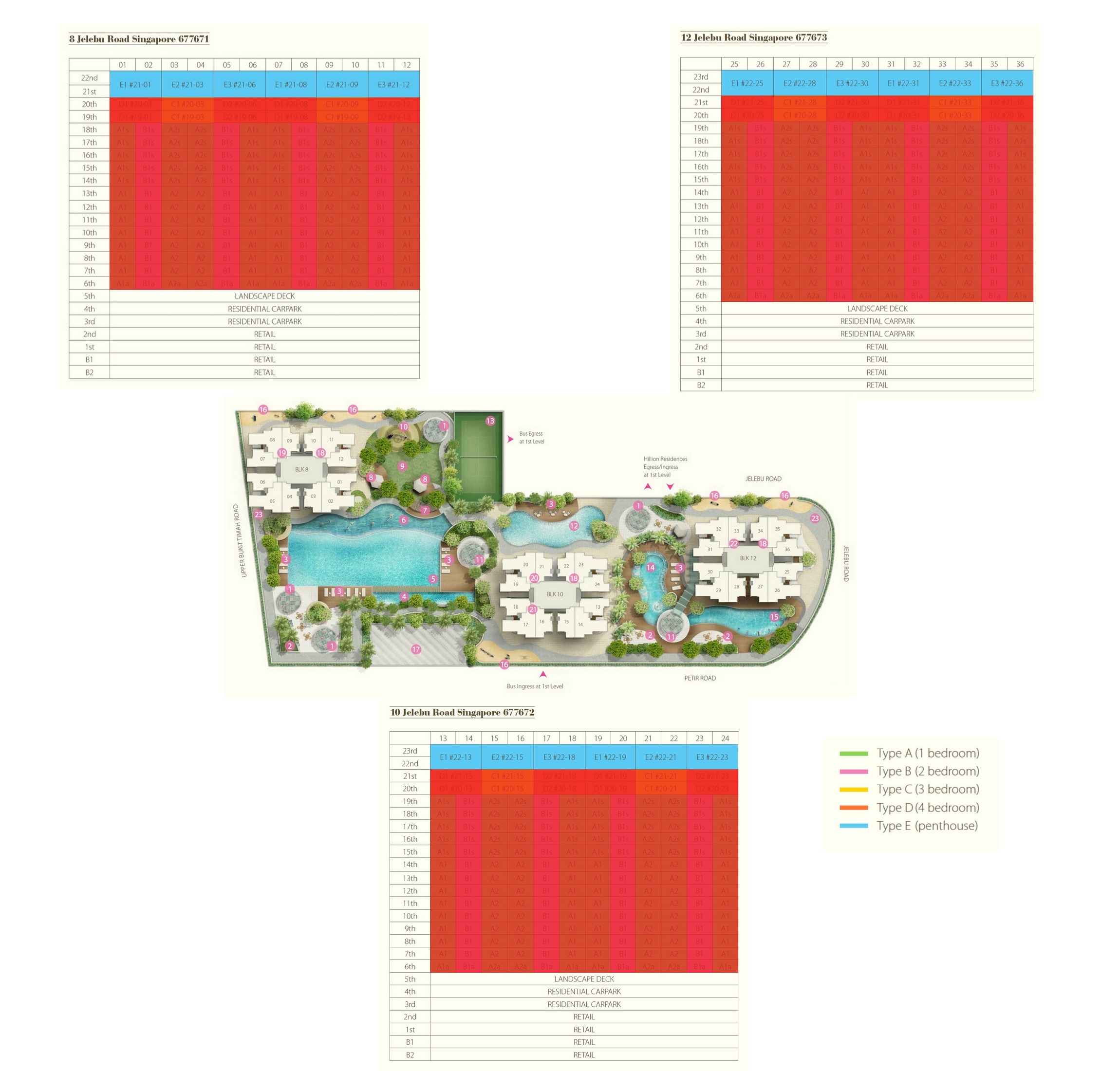 Hillion Residences 山乐园 site plan
