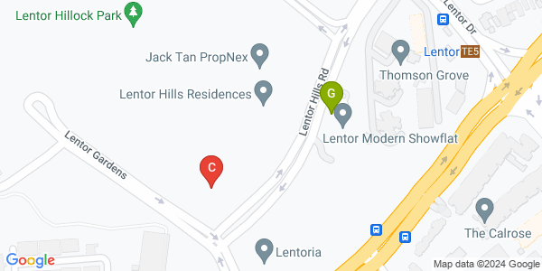 Map location of Lentor Mansion