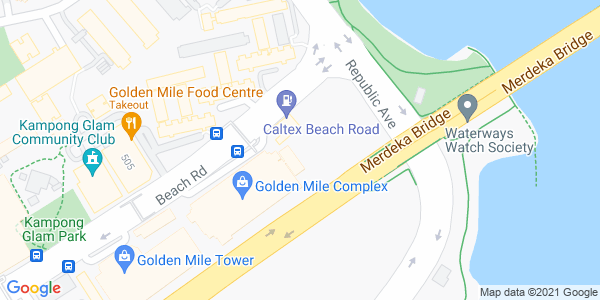 Map location of Midtown Bay 滨海名汇