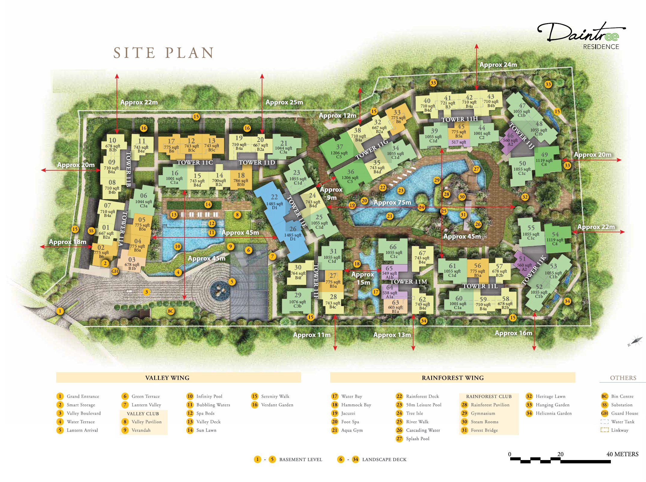 Daintree Residence site plan