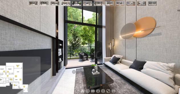 3D Virtual Tour of Kent Ridge Hill Residences 3 Bedroom Deluxe, 947sqft