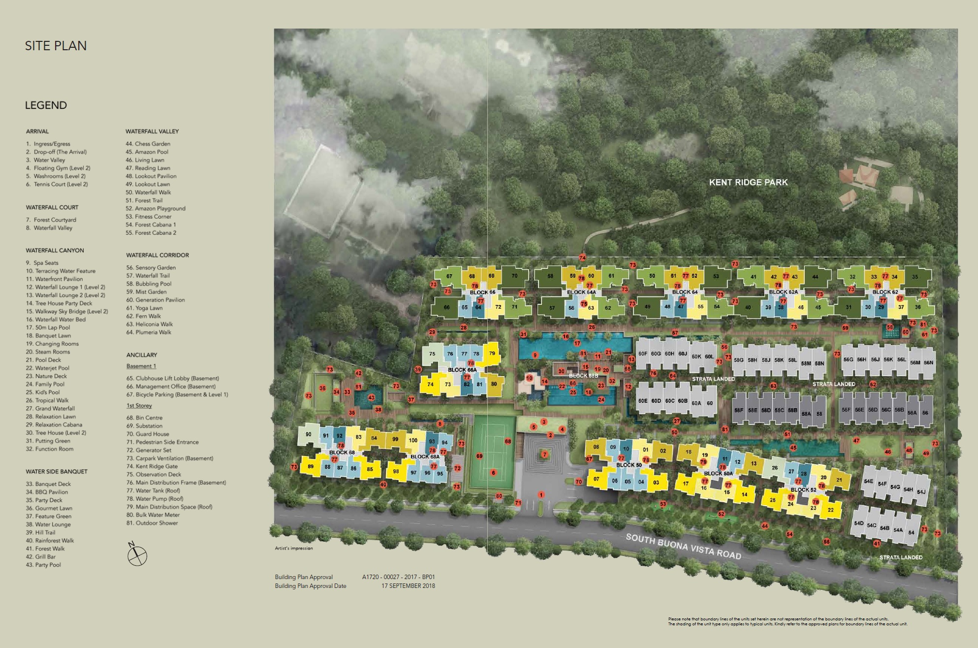 Kent Ridge Hill Residences site plan