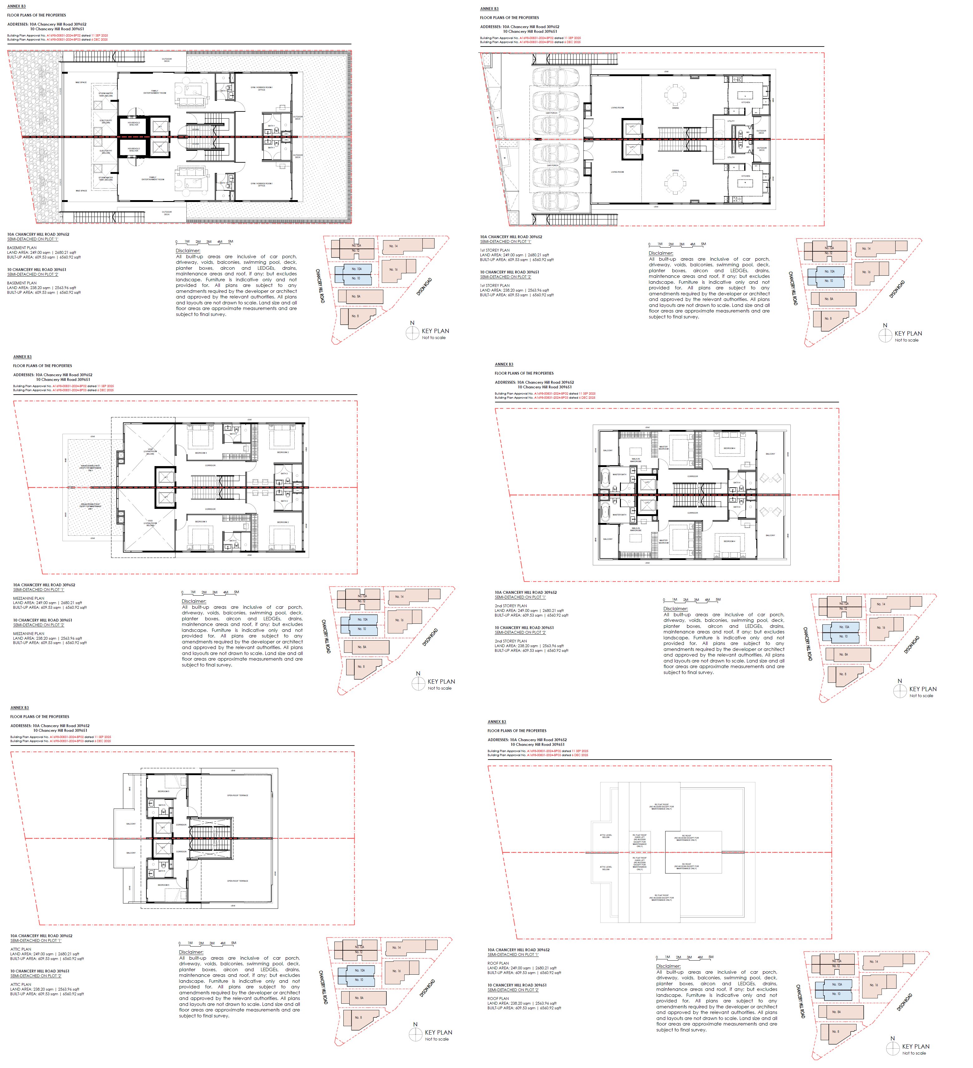 Chancery Hill Collection floor plan 10A - Type B — Semi - Detached House