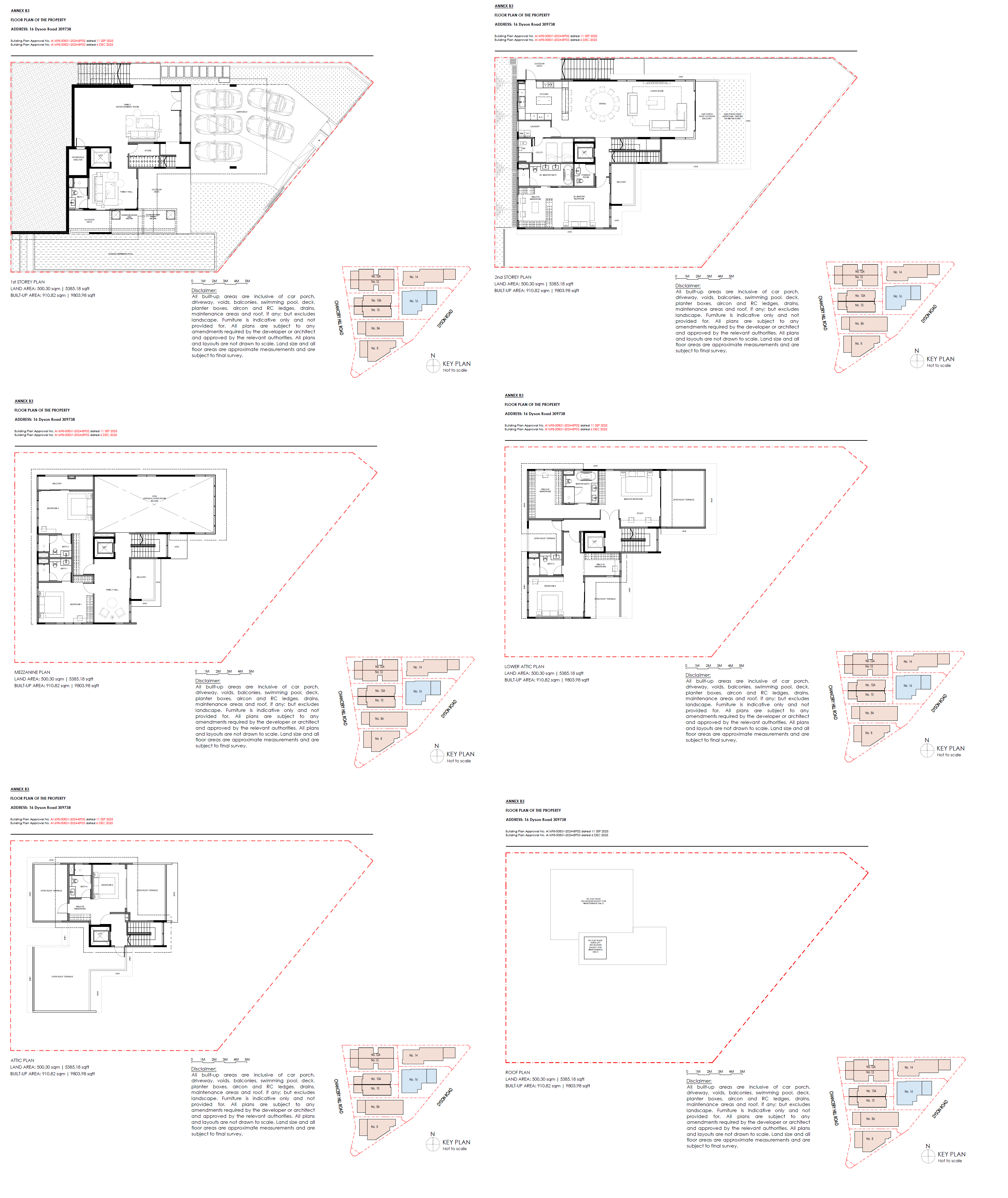 Chancery Hill Collection floor plan 16 - Type F — Detached House