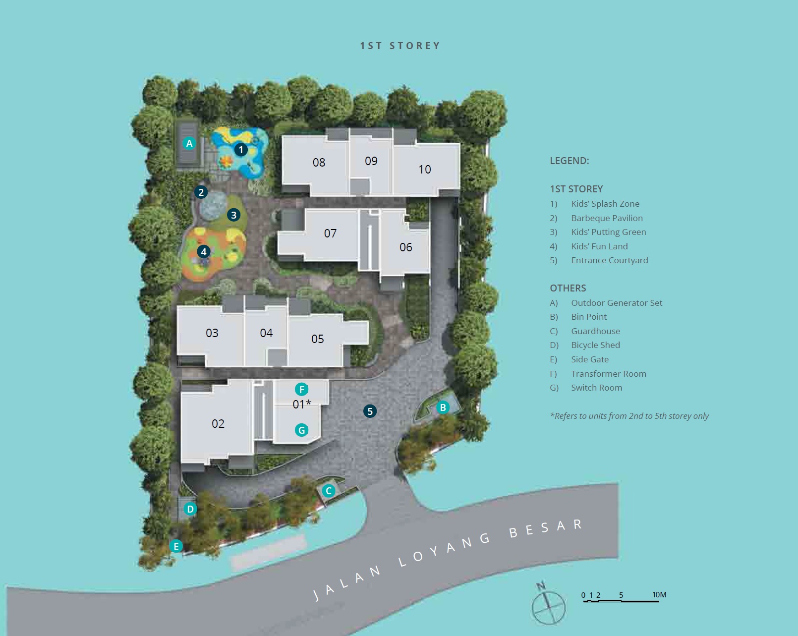 Casa Al Mare site plan