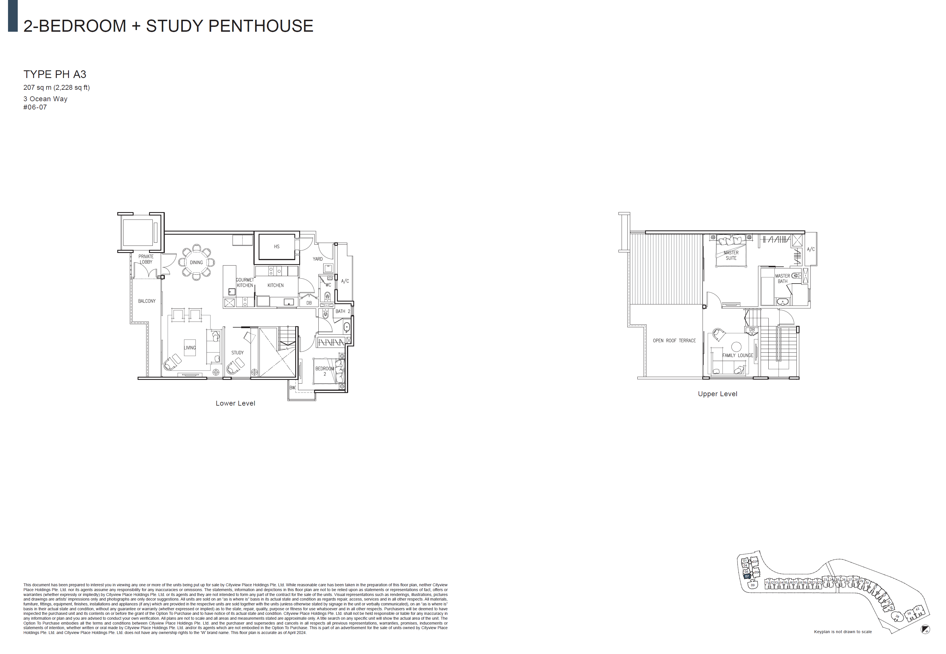 PH A3 floor plan