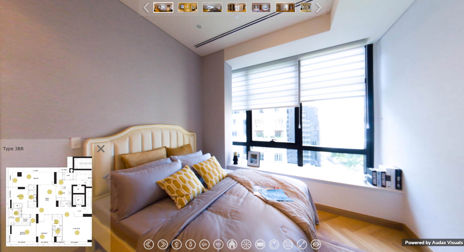 3D Virtual Tour of The Ritz Carlton Residences 3 Bedroom Unit