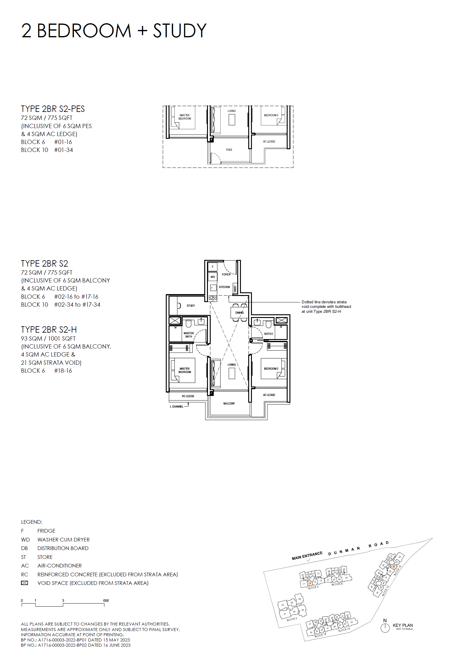 Grand Dunman 名门世家 — 2 BEDROOM + STUDY (LUXURY)