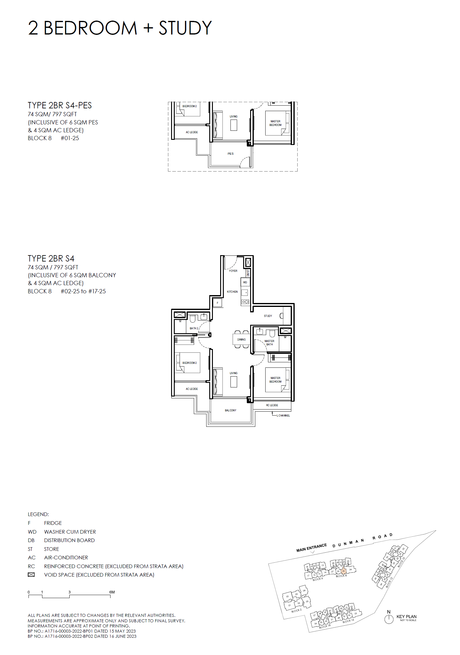 Grand Dunman 名门世家 — 2 BEDROOM + STUDY (LUXURY)