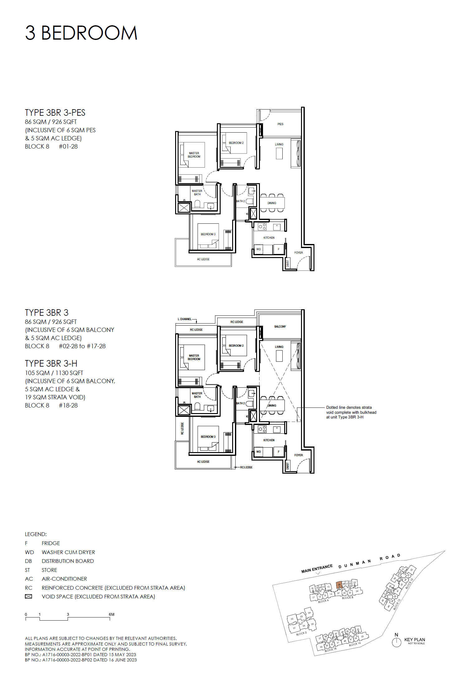 Grand Dunman 名门世家 — 3 BEDROOM (LUXURY)