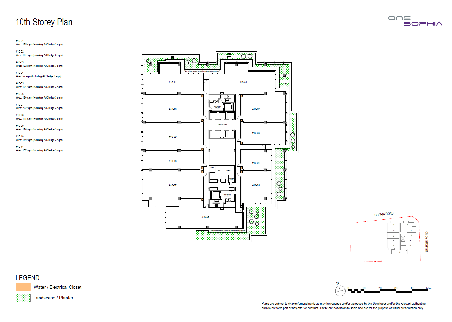 One Sophia floorplan