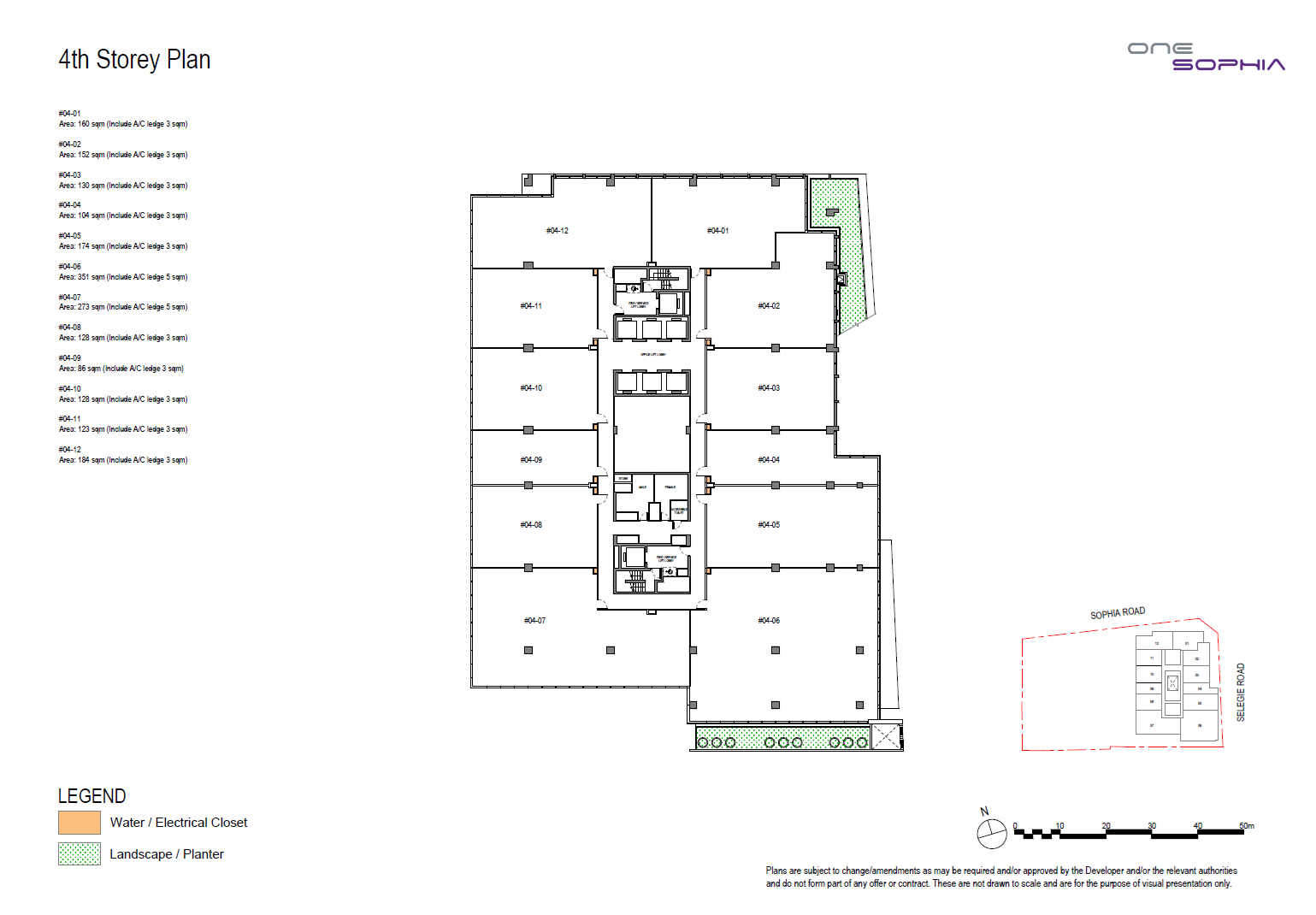 One Sophia floorplan