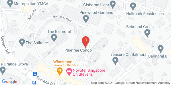 Map location of The Oliv