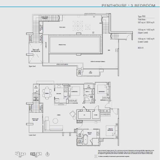The Line @ Tanjong Rhu floor plan - PH 1