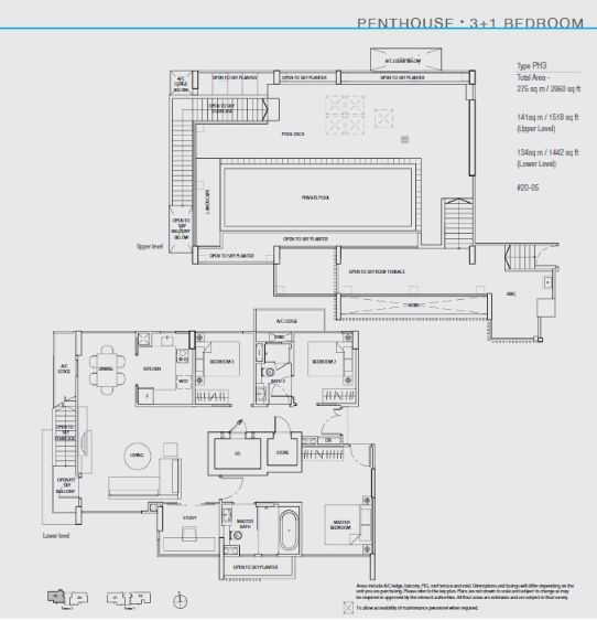 The Line @ Tanjong Rhu floor plan - PH 3