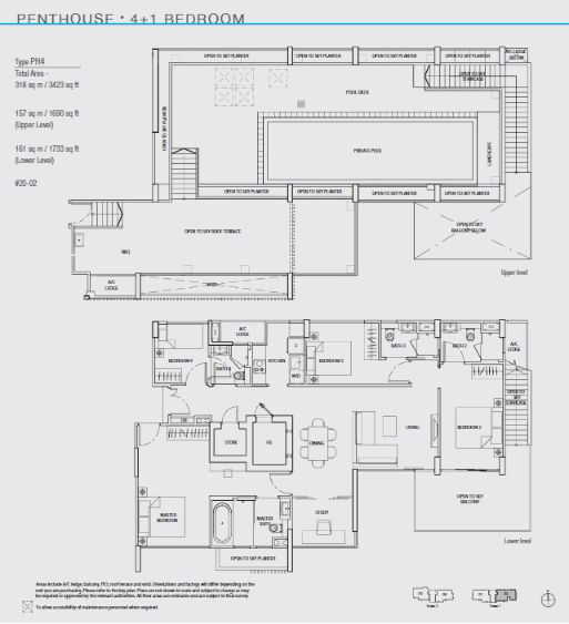 The Line @ Tanjong Rhu floor plan - PH 4