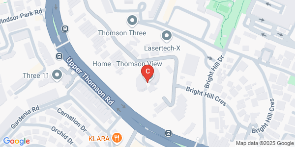 Map location of Thomson Reserve