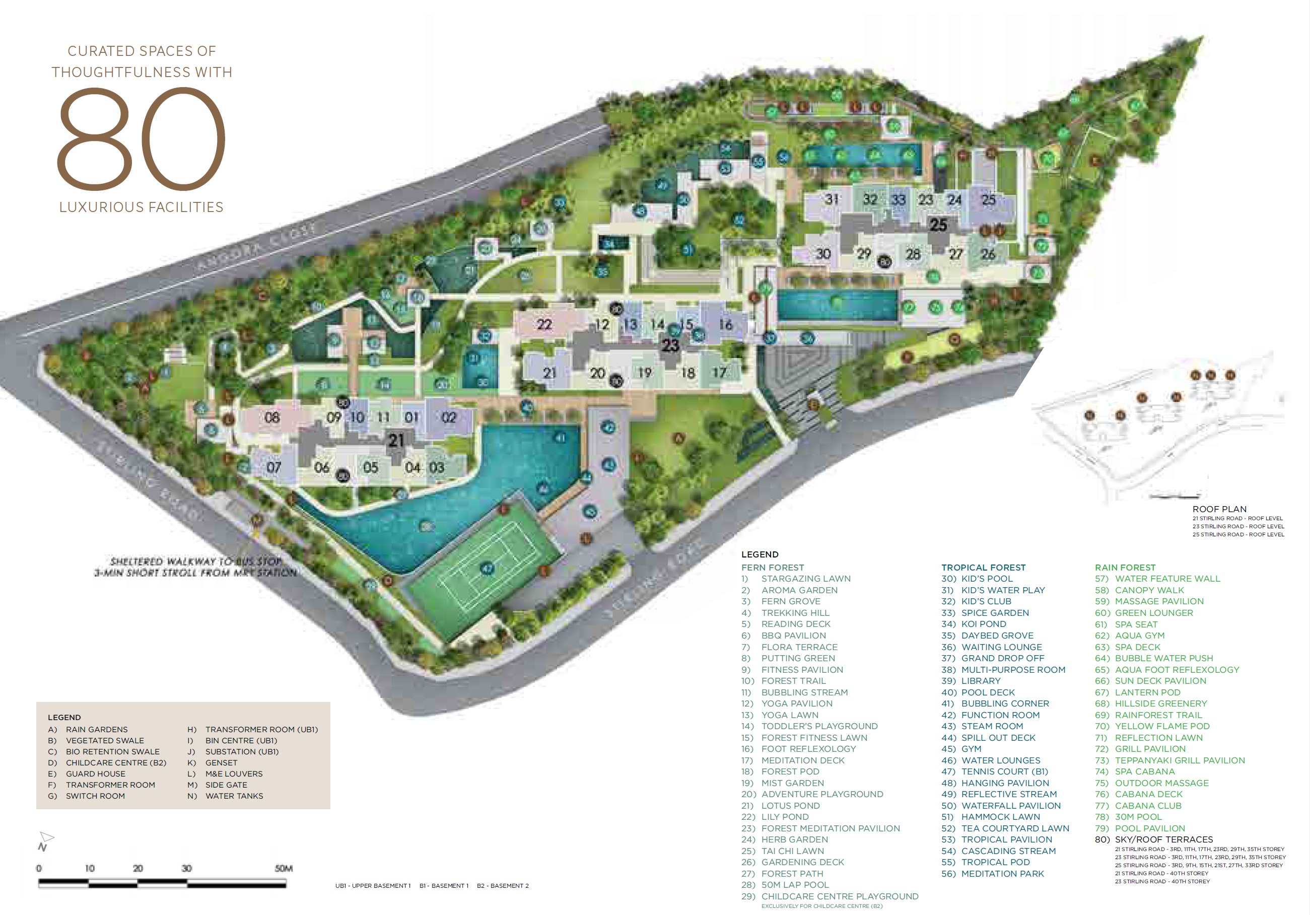 Stirling Residences site plan