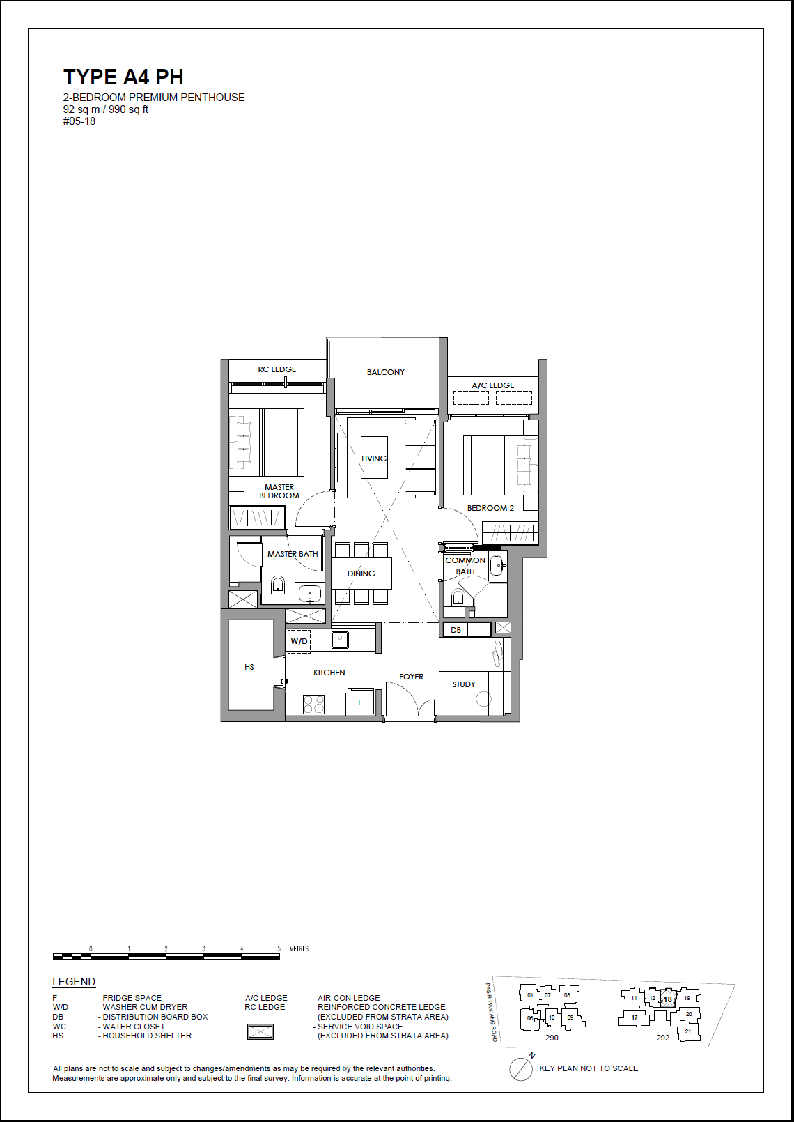 The Hillshore 锦绣山庄 — 2 Bedroom Premium Penthouse