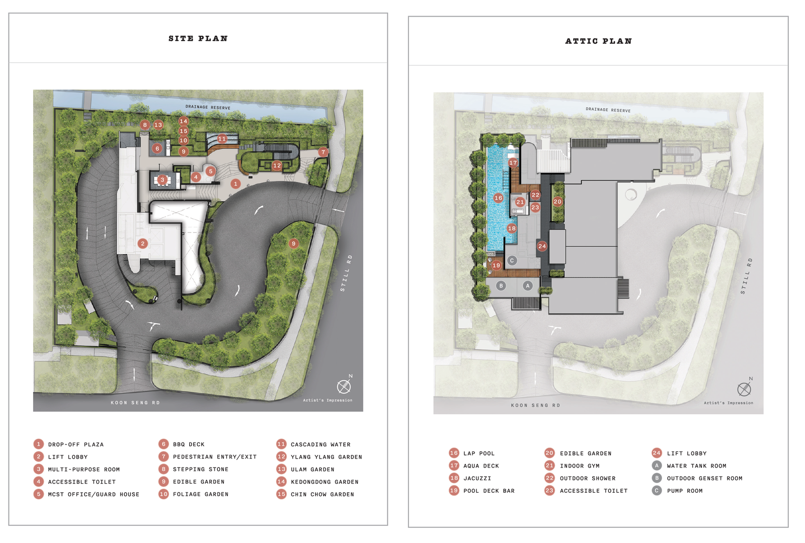 Site plan of Claydence