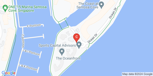 Map location of The Oceanfront @ Sentosa Cove