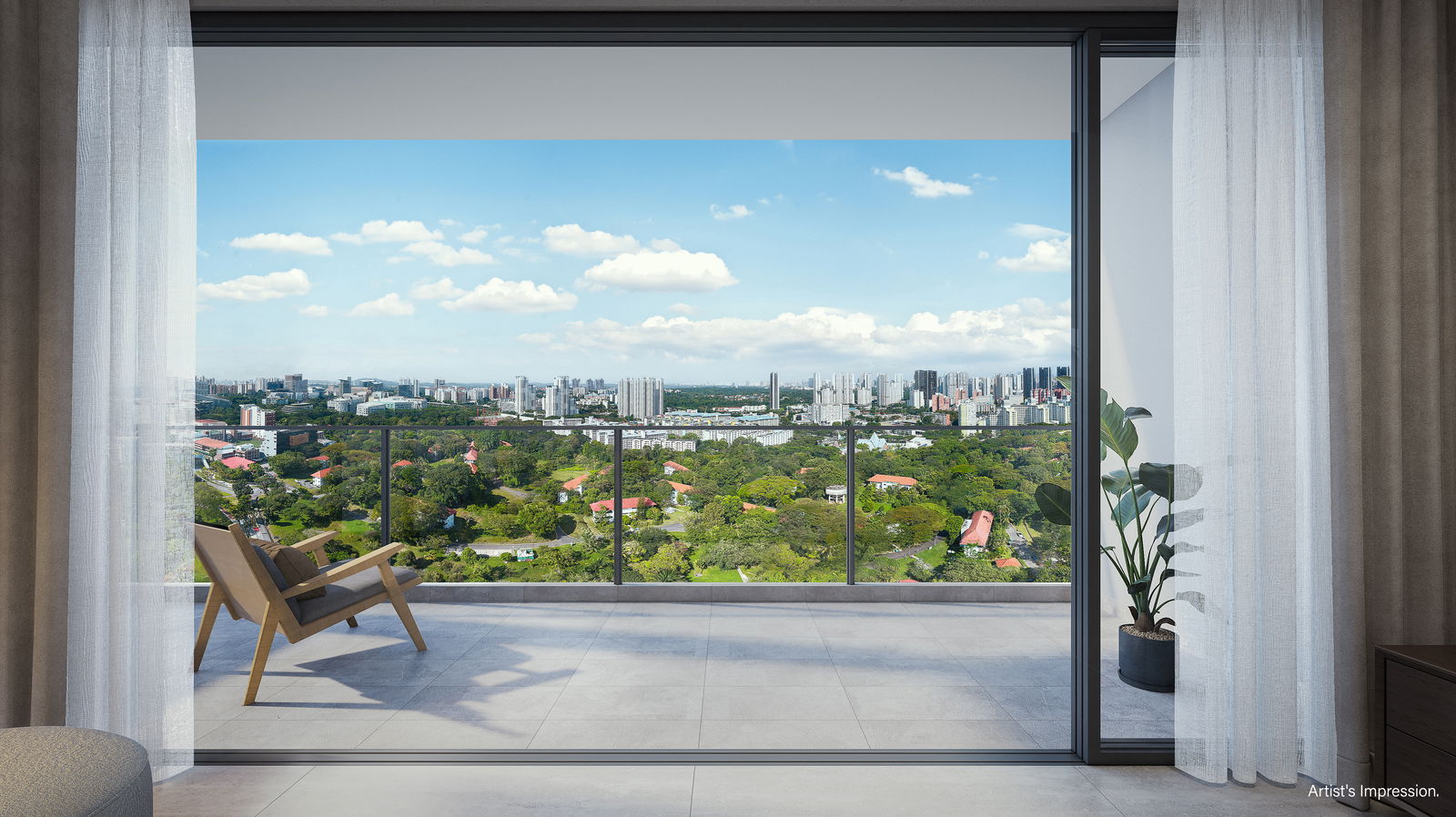 Bloomsbury Residences — BR Balcony View