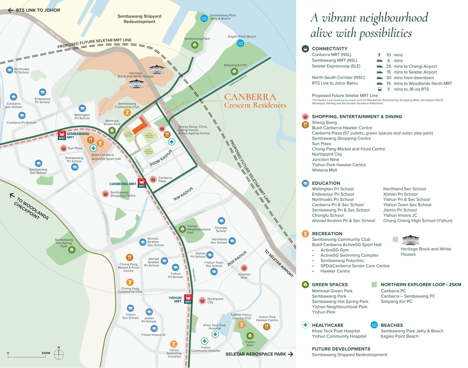Canberra Crescent Residences — Location Map