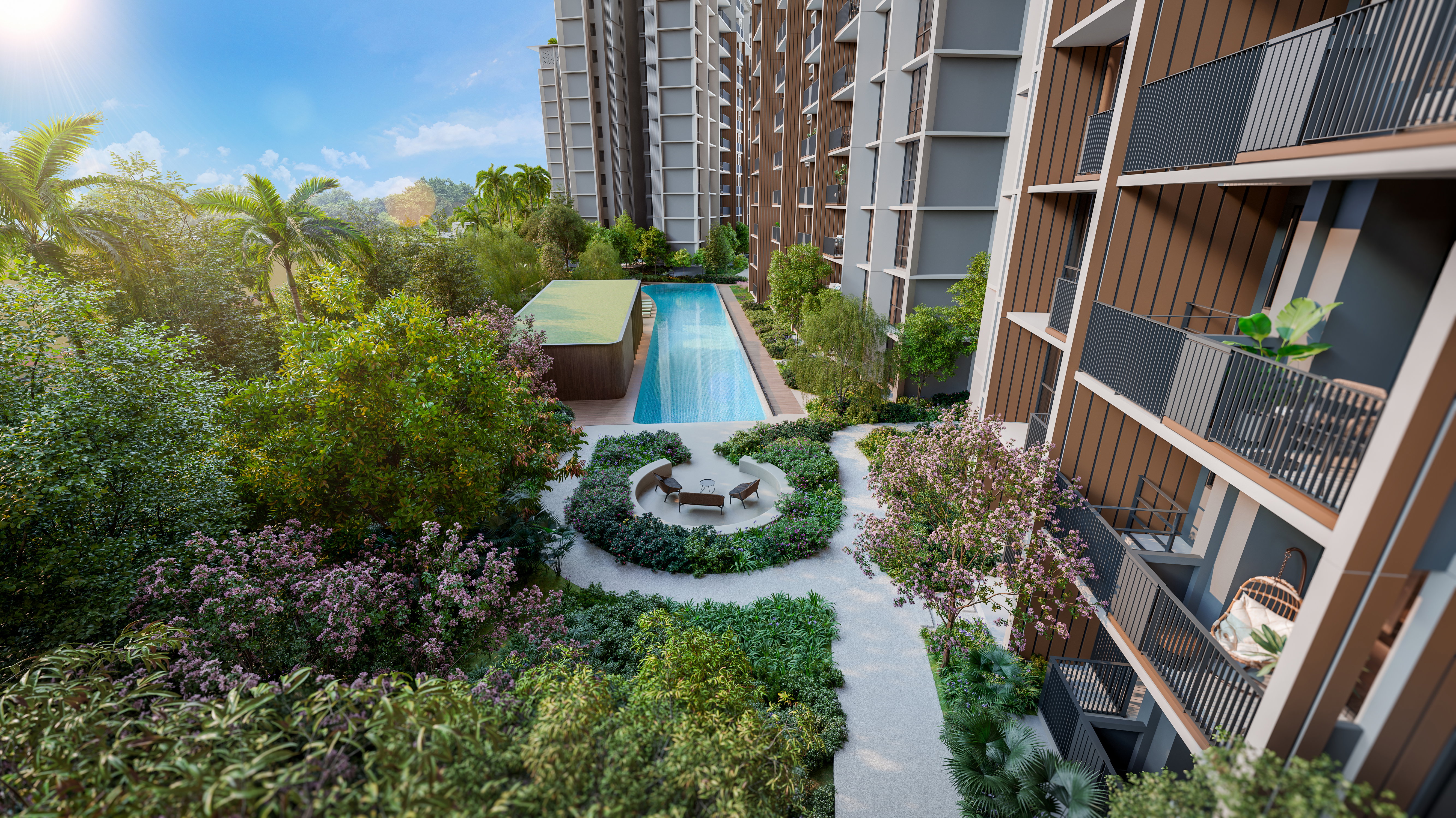 Canberra Crescent Residences — Block_55_(South)_Garden_Facing