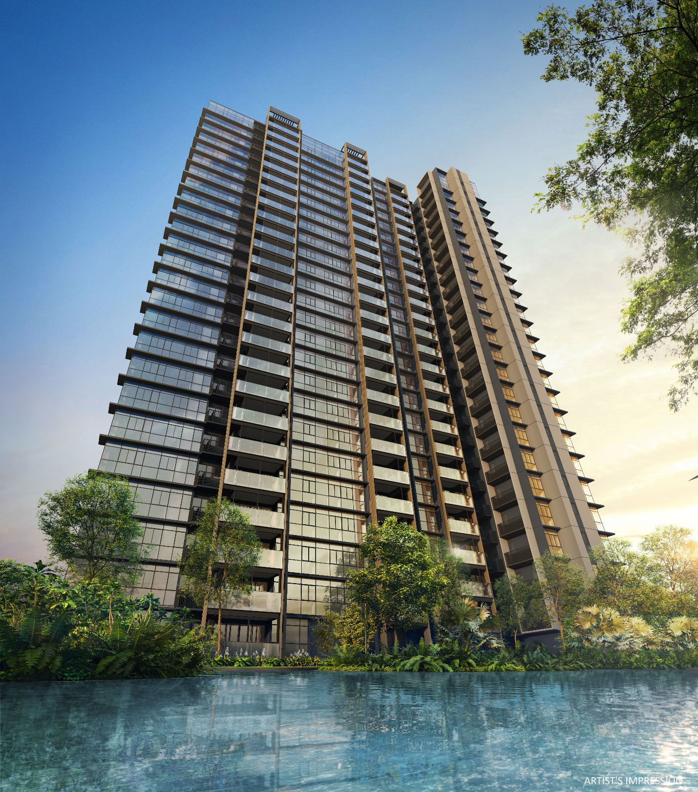 Meyer Blue tower elevation