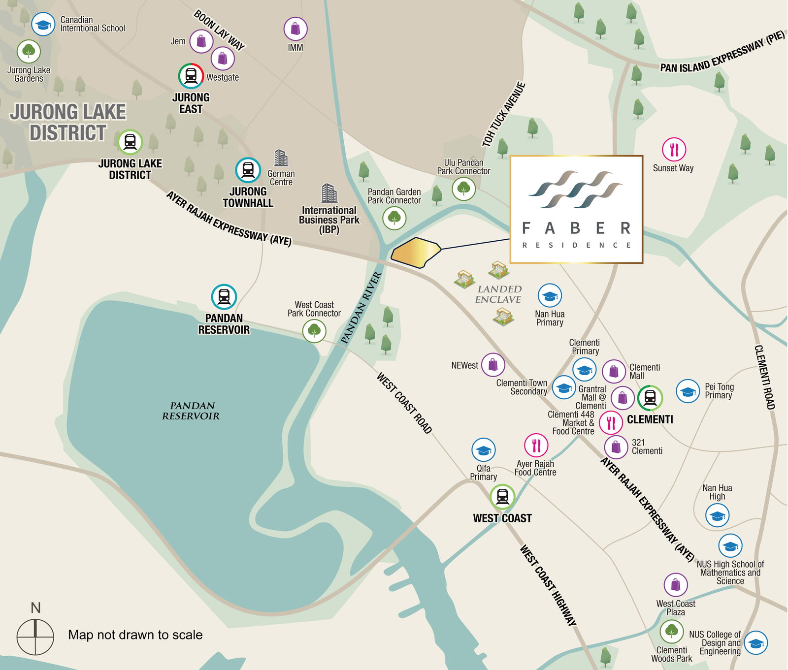 Faber Residence — Faber_Residence-_Location_Map_(Zoom)