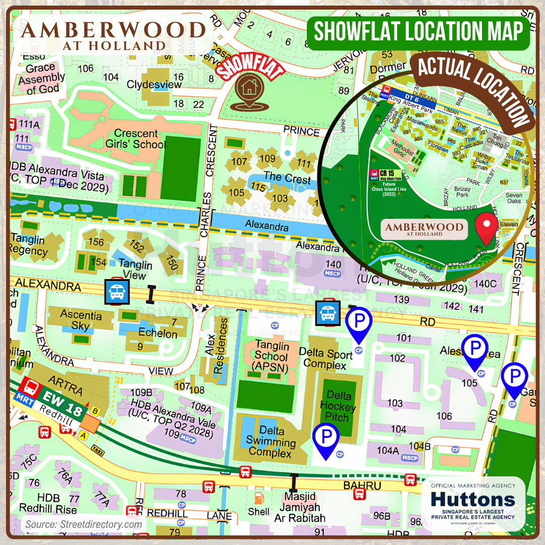 Showflat location map