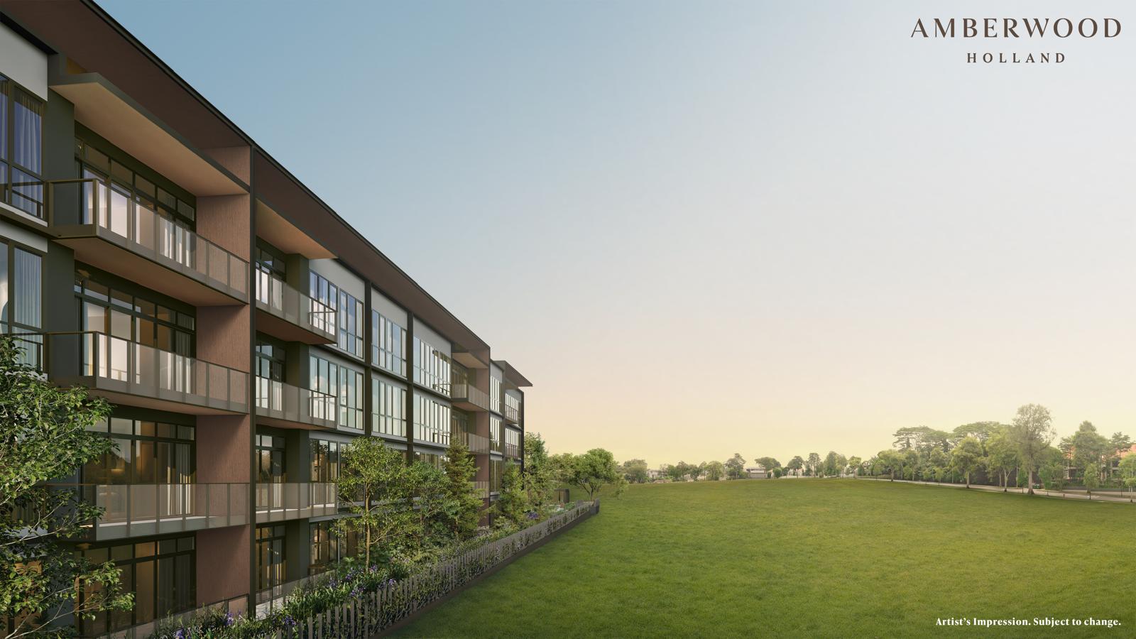 Amberwood at Holland — north facing view of the Holland Link development