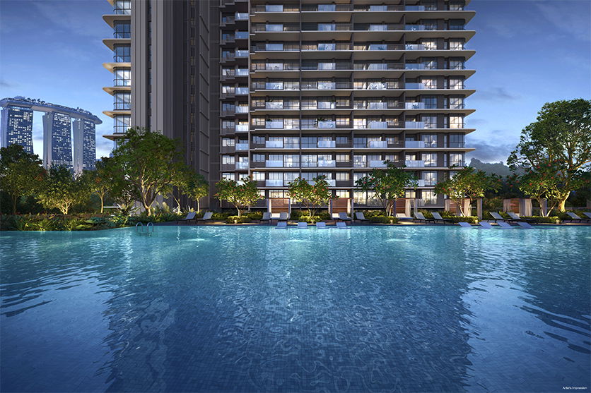 One Marina Gardens — OMG -Pool View