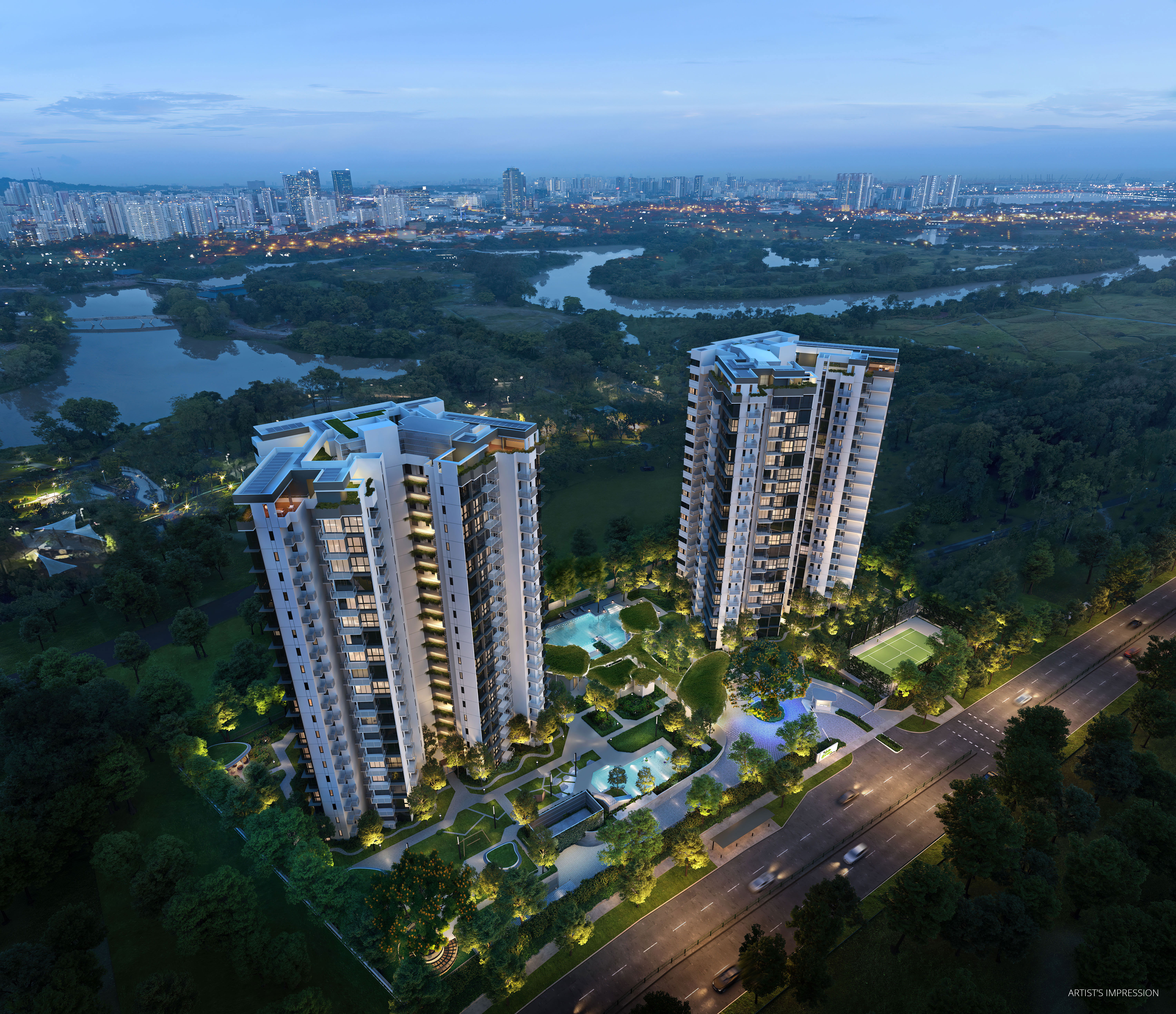 The LakeGarden Residences 嘉湖庭 — 10_Top_down