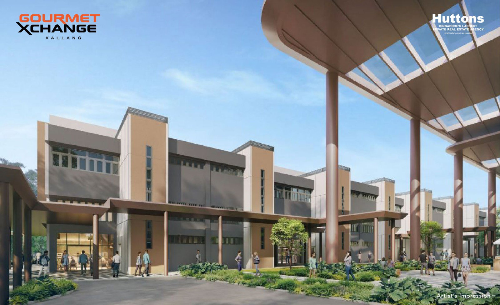 Artist impression — communal and canteen areas