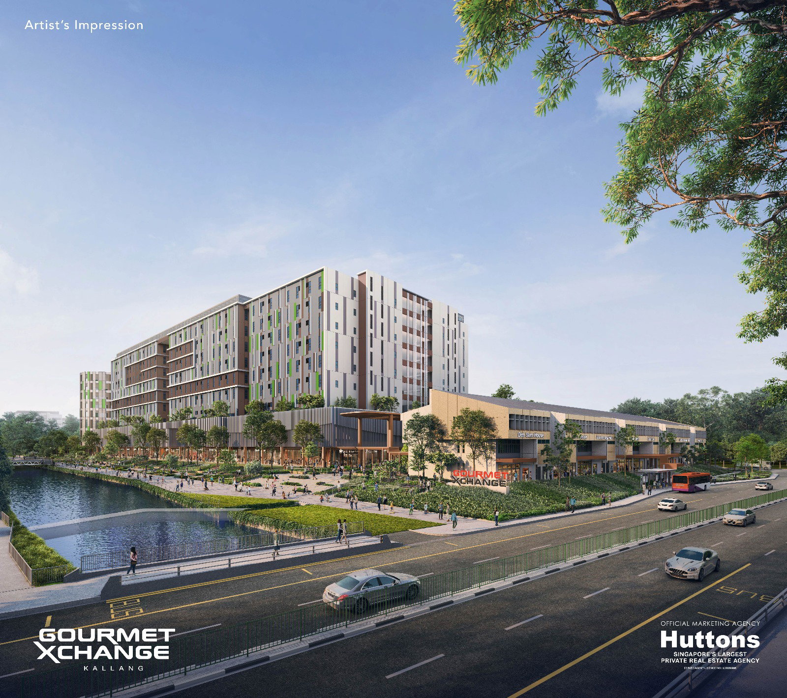 Gourmet Xchange food factory development at Kallang Way 5