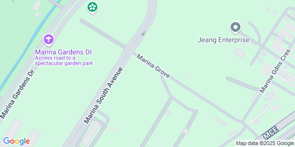 Map location of One Marina Gardens