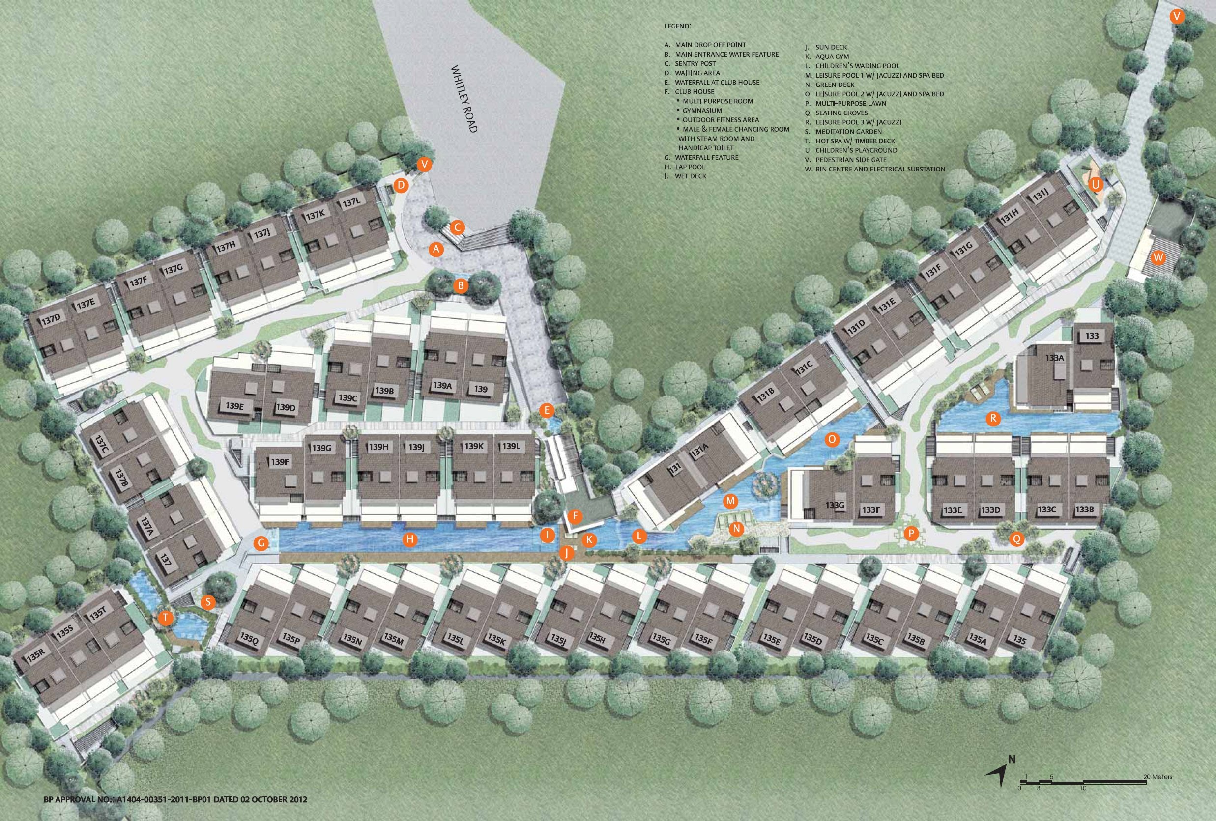 The Whitley Residences site plan
