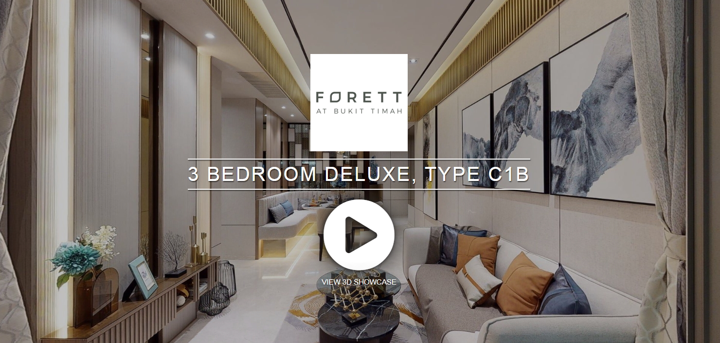 Forett At Bukit Timah 3 Bedroom Deluxe, Type C1B